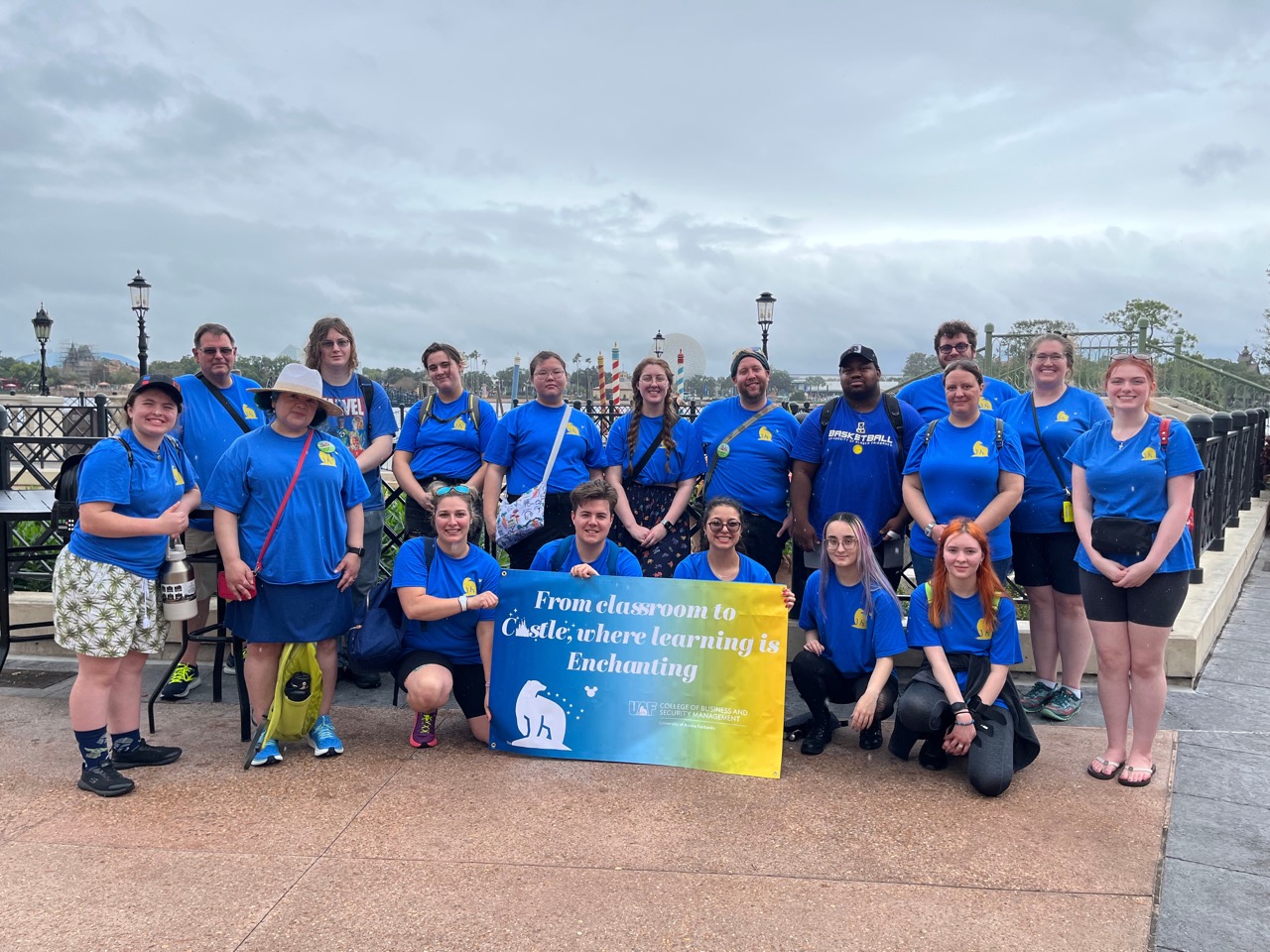 students at disney world