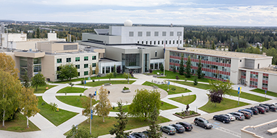 Aerial view of Troth Yeddha' campus
