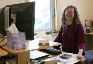 Jamie Hansen is a co-director for Solarize Fairbanks. Photo by Amanda Byrd.