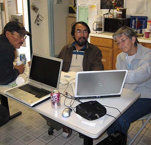 Clarissa reviews Ampy meter systems in Kongiganak, Alaska
