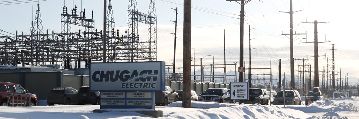 A view of a Chugach Electric Association power station in Anchorage