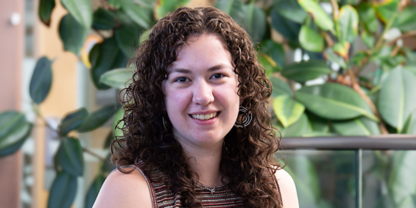 A headshot of a person