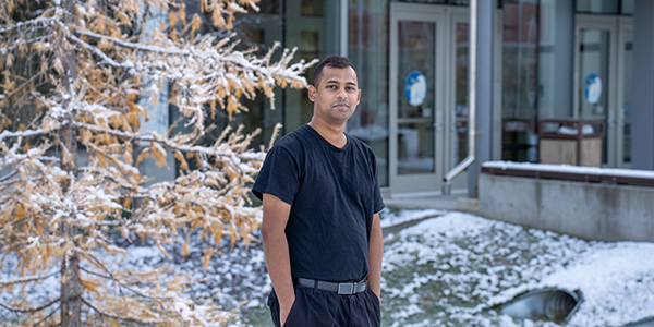 Sreedev Das is an assistant professor of mechanical engineering. Photo by Yuri Bult-Ito/ACEP.