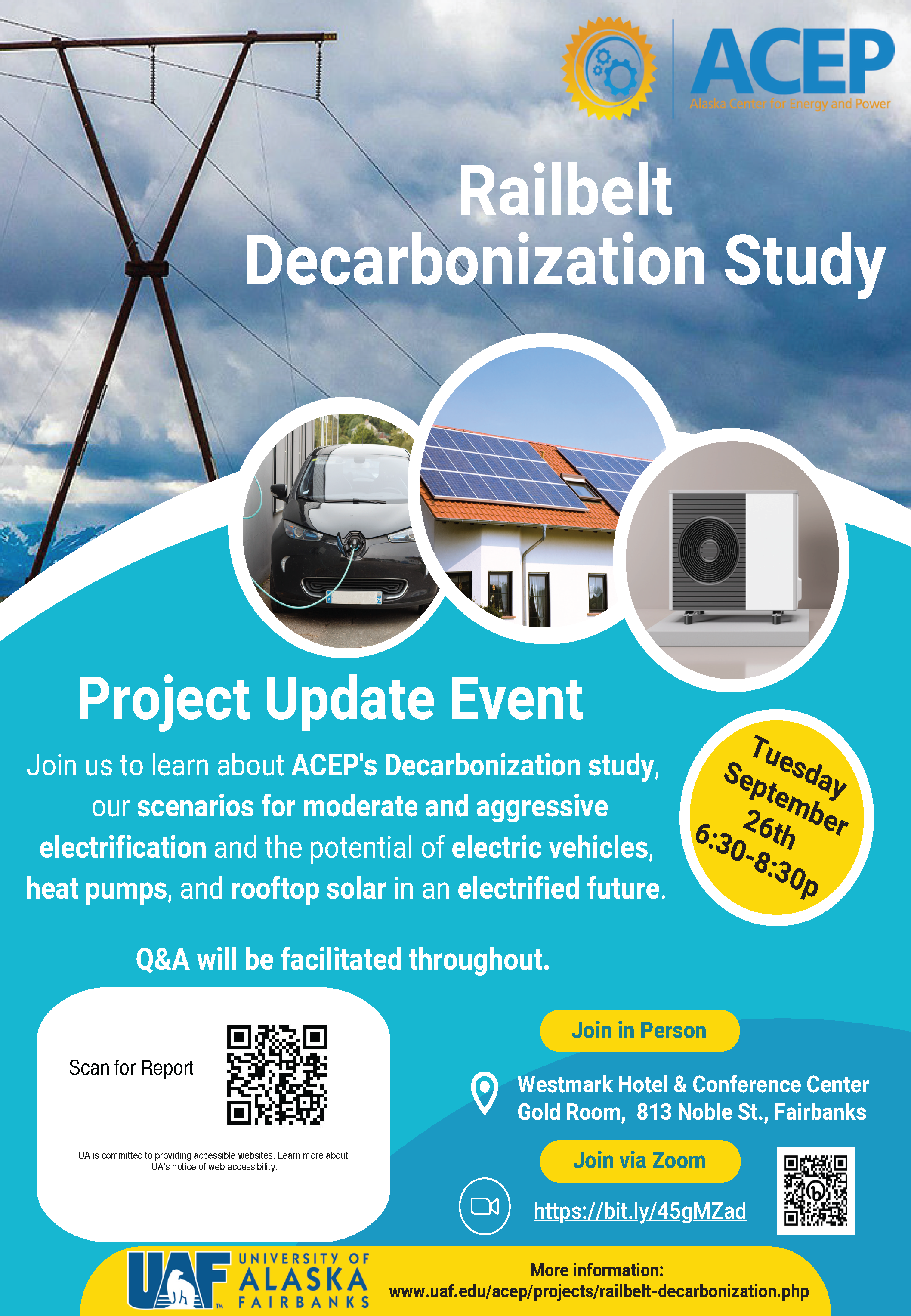 ACEP decarbonization project event flyer