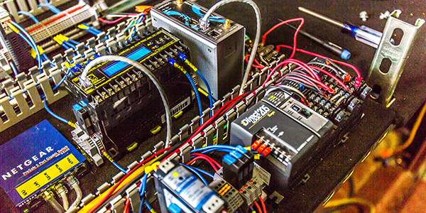 Network cables.