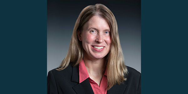 A headshot of a person