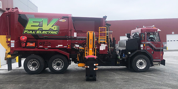 Electric garbage truck