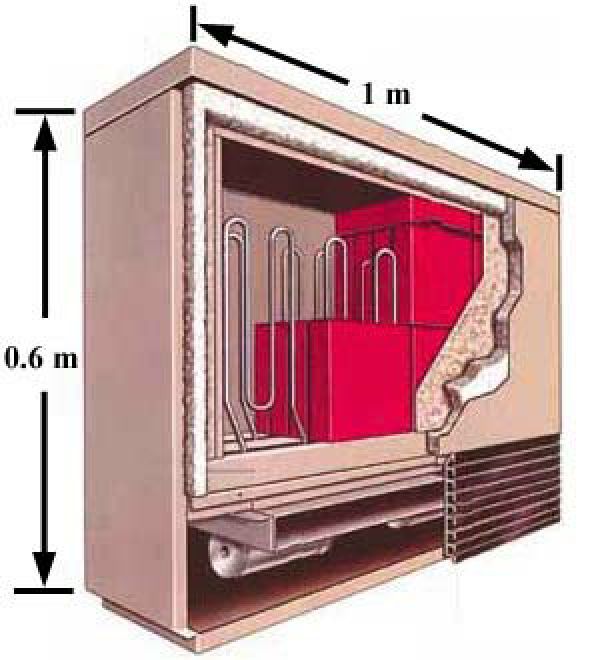 Schematic of electric thermal storage heater 