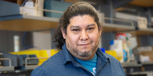 Wenceslao Ruiz works as the Design Lab manager of ACEP’s Power Systems Integration program while pursuing a bachelor’s degree in electrical engineering. Photo by Yuri Bult-Ito/ACEP.