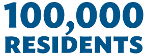 100,000 residents