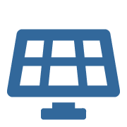 Solar panel icon