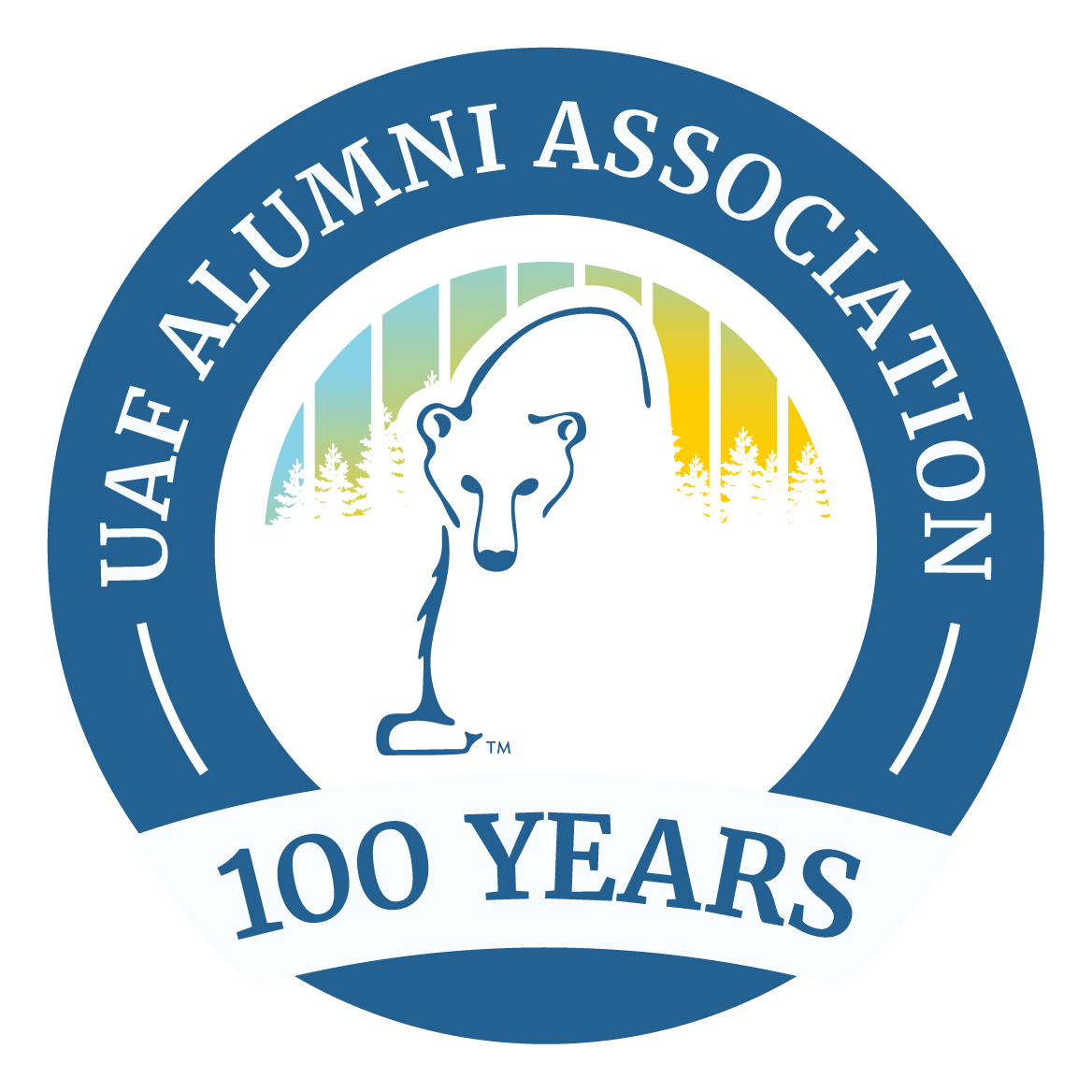 UAFAA Centennial logo