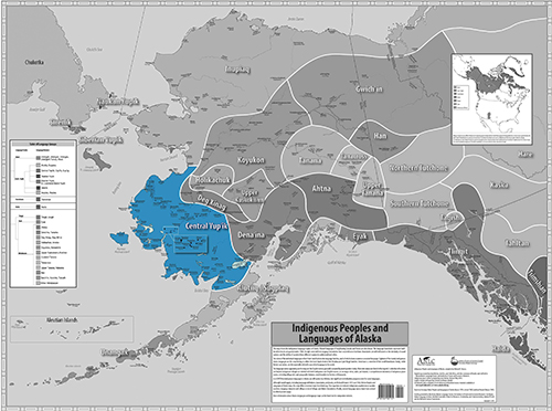 Central Yupik map