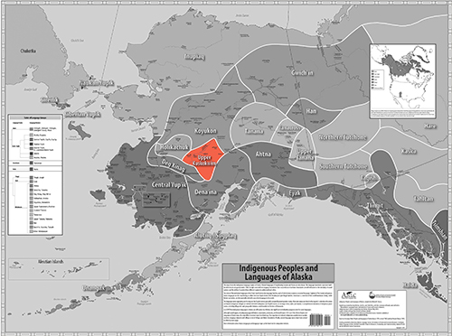 Indigenous Language Map - Upper Kuskokwim