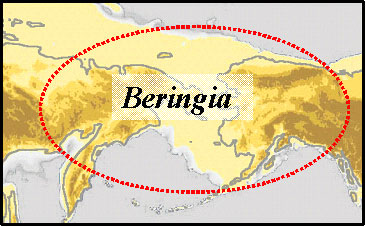 Map of Beringia