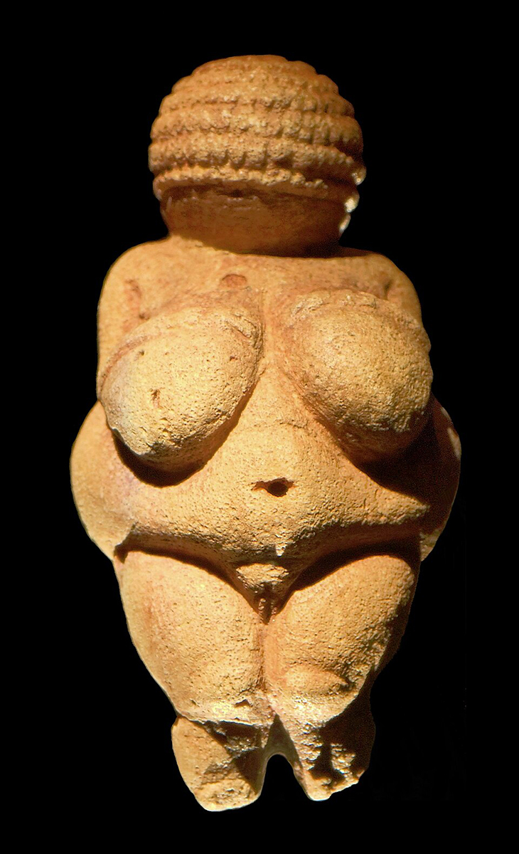 Woman of Willendorf, stone sculpture