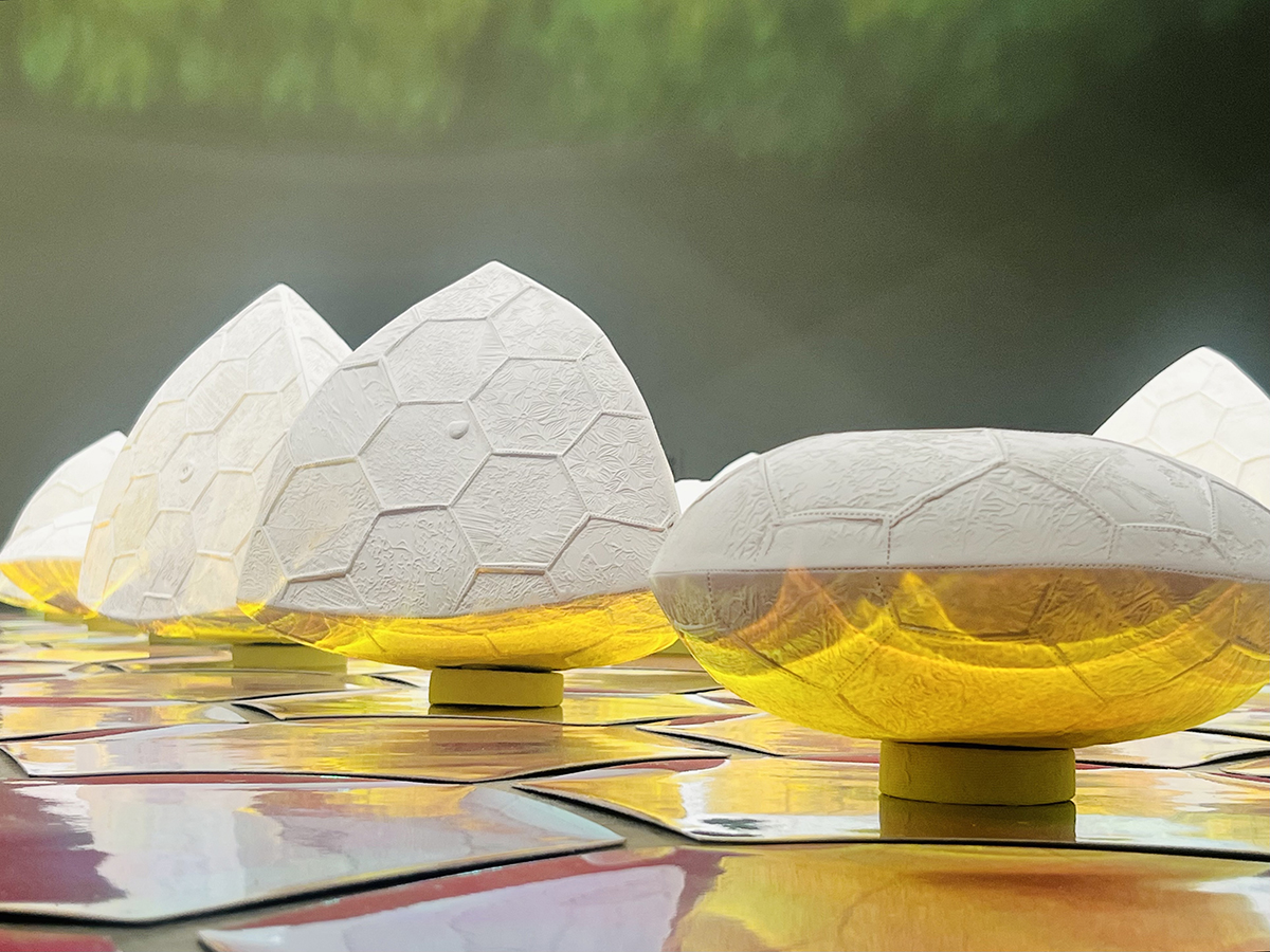Large ceramics installation