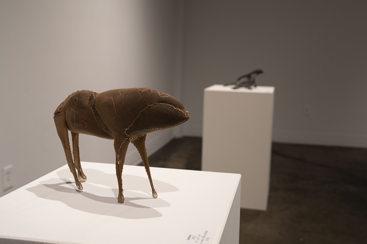 Gallery view of Mending, by Sky Roehl. Photo courtesy of Roehl