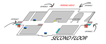 Map of 2nd floor