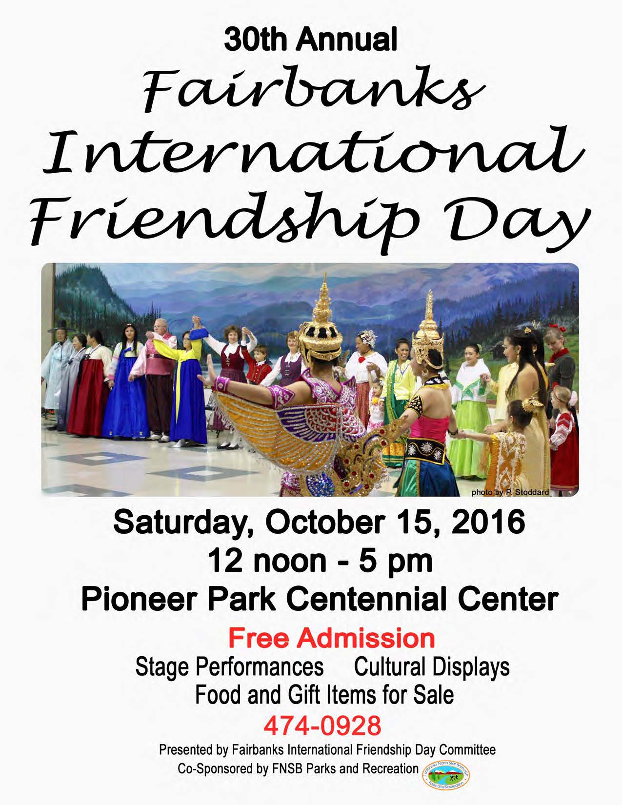 Flyer for the 30th annual International Friendship Day