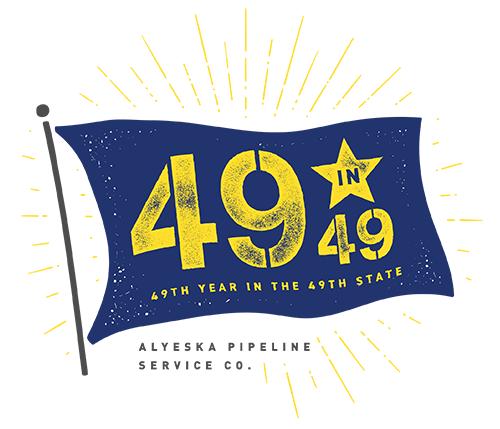 Alyeska Pipeline Service Company Anniversay logo