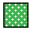 pay by plate parking areas are depicted as green with densely spaced  white dots