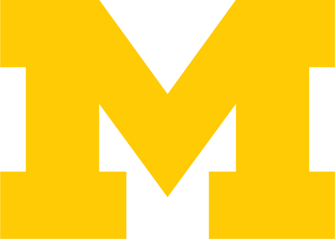 M logo