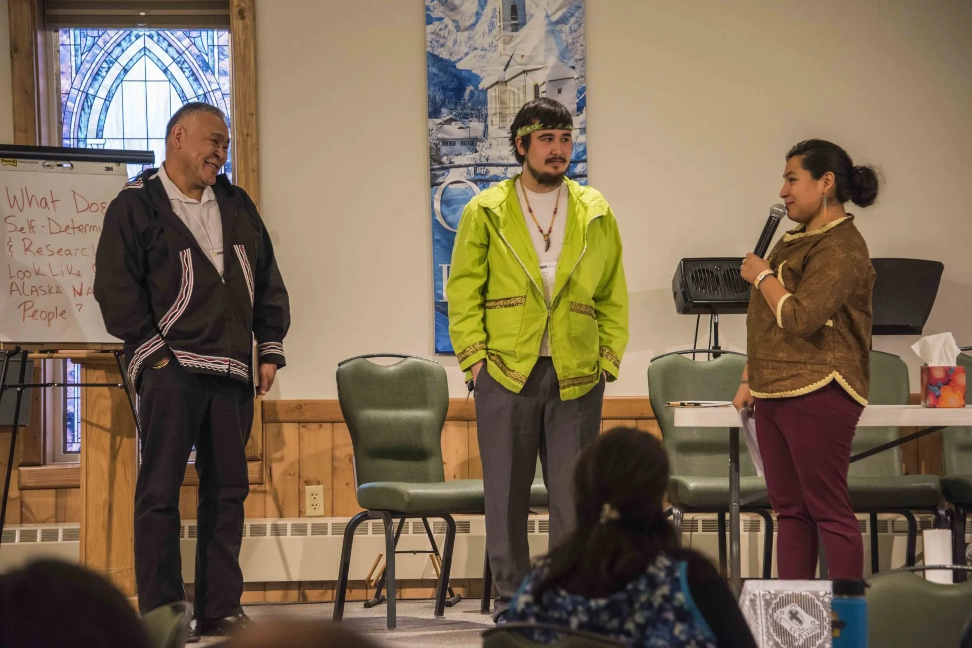 Keynote speaker on stage