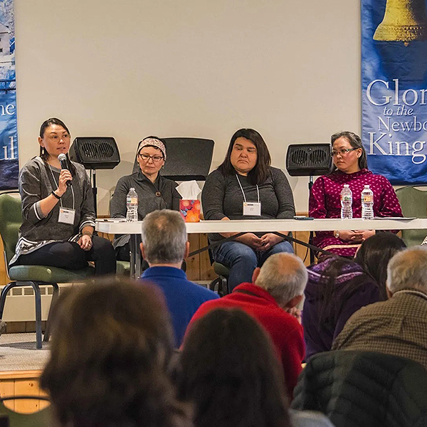 The Nome program panel on stage.