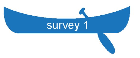 Survey 1 (canoe shaped icon)
