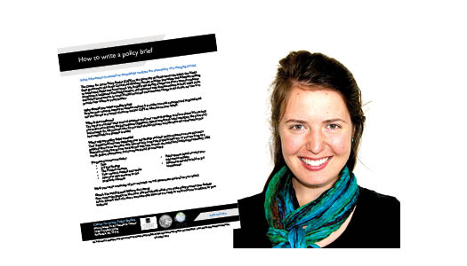 Program Coordinator Kelsey Aho hosts policy briefs webinar on behalf of CAPS.