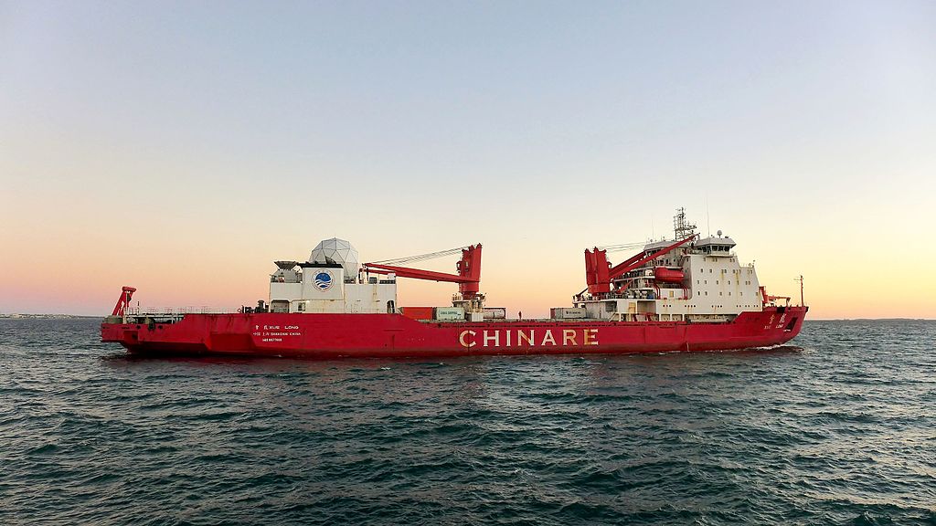 Chinese Icebreaker Xue Long in Fremantle in 2016