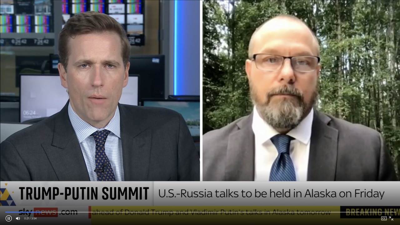 screenshot of youtube interview