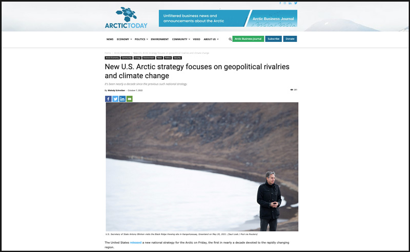 Arctic Today - Oct 2022