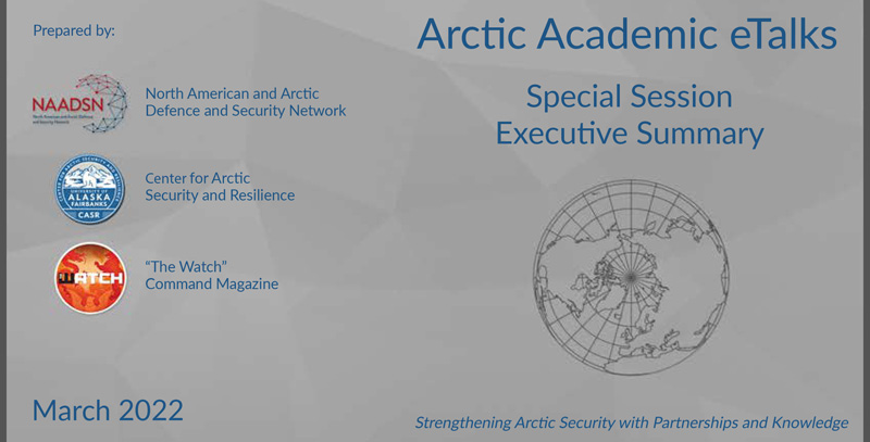 Cover Page Graphic - Arctic Academic eTalks - Special Session March 2022