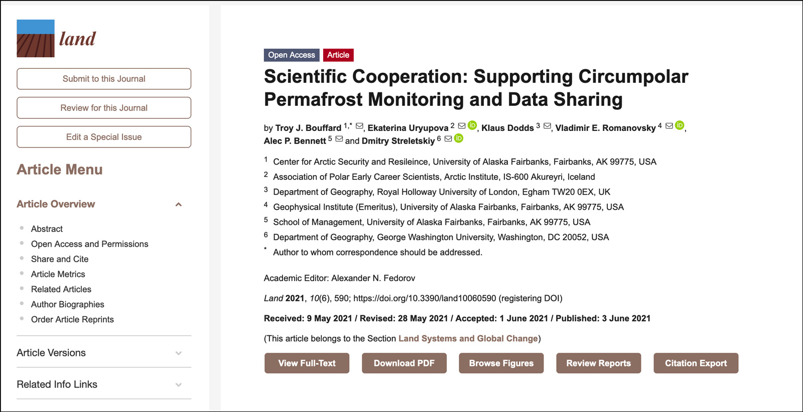 Scientific Cooperation