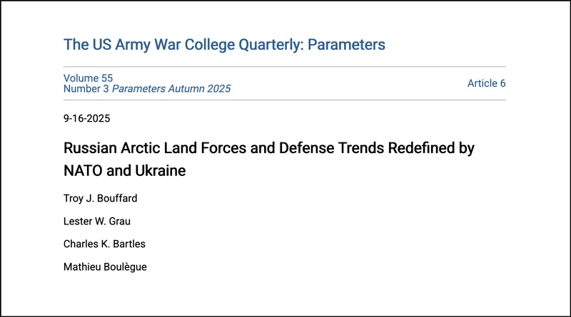Russian Arctic Land Forces
