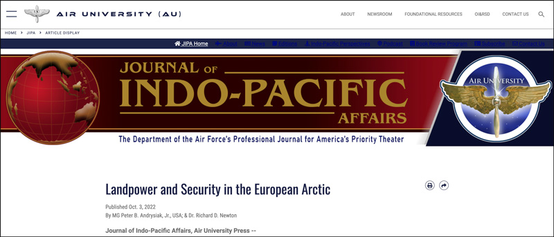 U.S. Army Arctic, USEUCOM, European Arctic