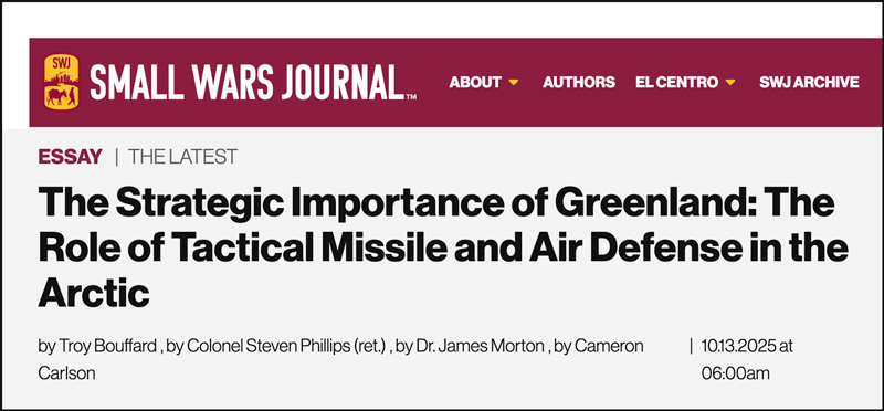 Small Wars Journal Article
