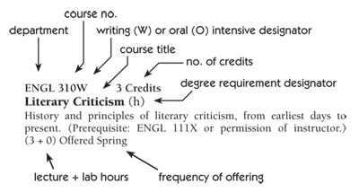 sample course description diagram