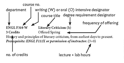 Sample course descriptions image