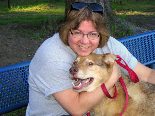 Anita and her faithful companion, Harley.