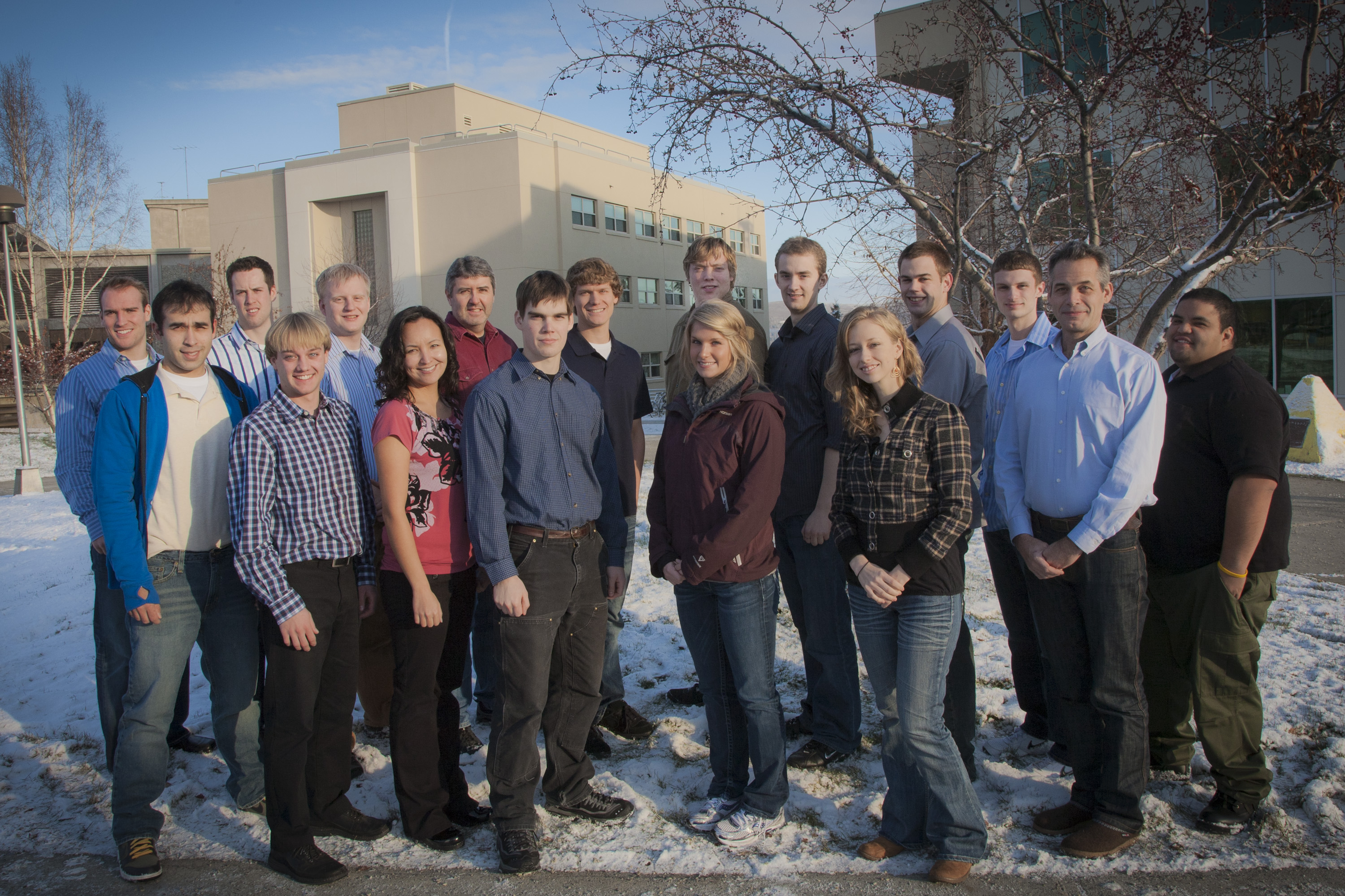Students in the fall 2011 Student Investment Fund class.