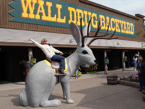 Hope has discovered the mythical jackalope.