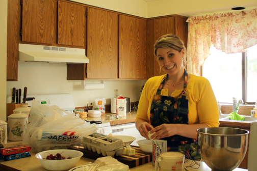 Hope attempts to bake award-winning cinnamon rolls.