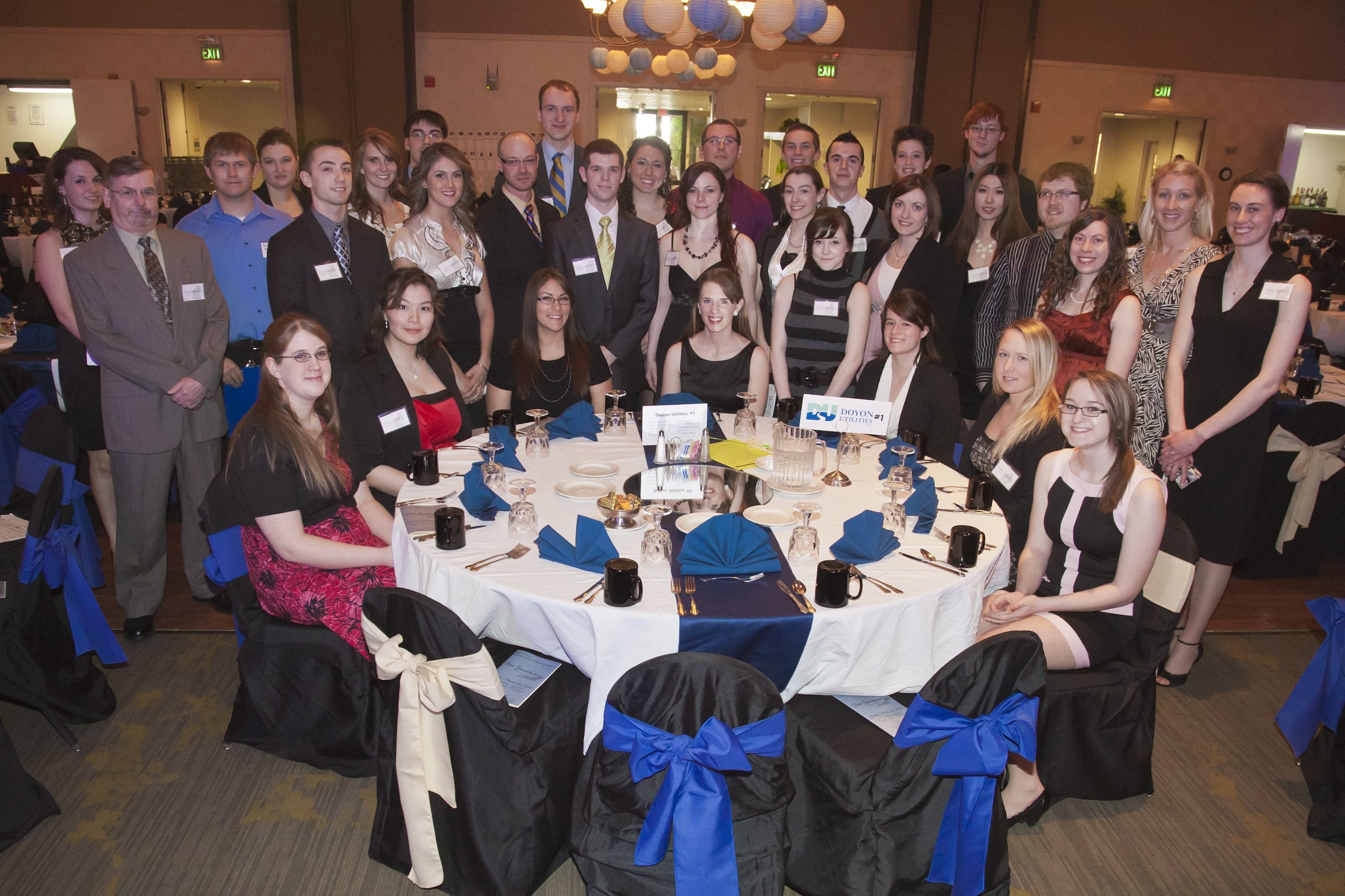 SOM students who gave time and effort to make the Business Leader of the Year event possible.