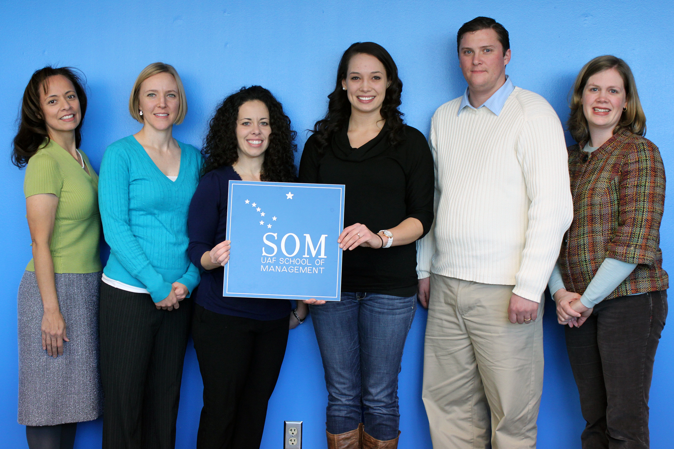 Nanook Accountants placed in the top 20 in a national accounting competition. Team members are faculty advisor Ruth Prato, student Danelle Small, team captain Lyssa Kemper, Mindy Haugeberg, Adam Morotti, and faculty advisor Amy Cooper.