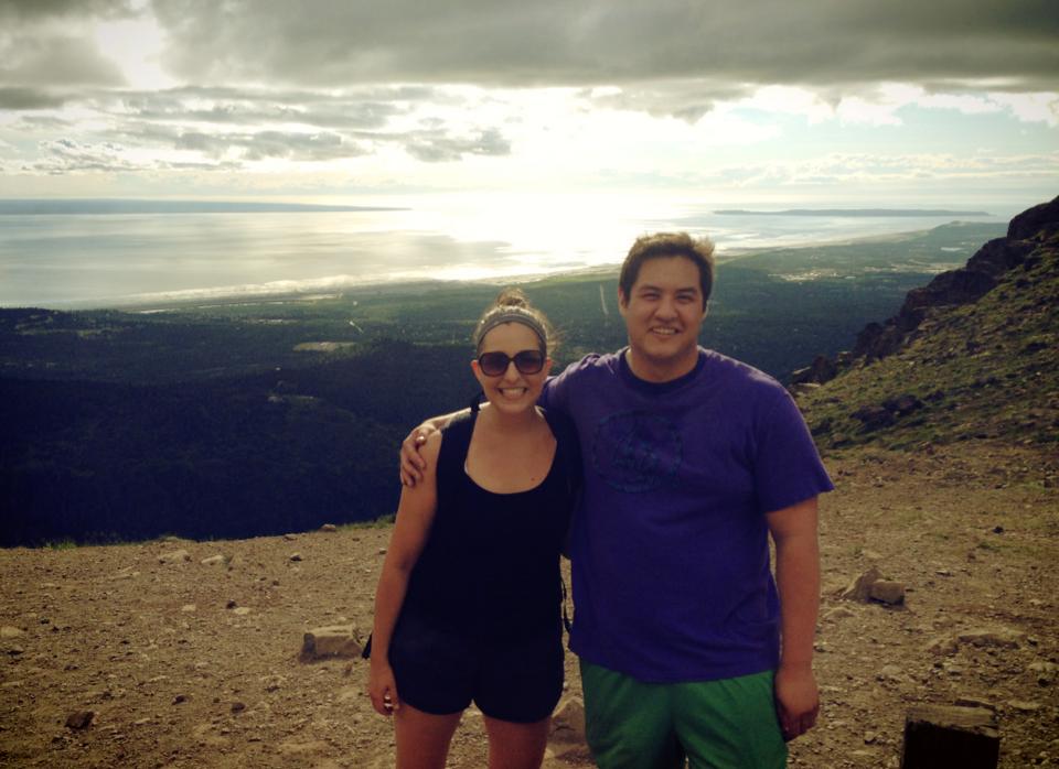 Chris hiked to the Flattop while interning at BDO in Anchorage.