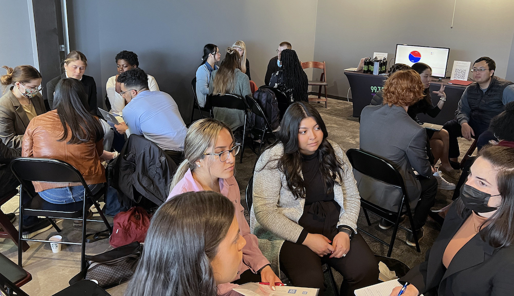 Students in a workshop