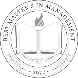 Intelligent.com 2022 Best Master's in Management badge